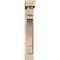 Ekena Millwork Merced Block Smooth Bracket w/ Offset Brace, Douglas Fir, 5 1/2"W x 24"D x 36"H BKT0604X24X36MRC05SDF - alternate 4